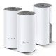 TP-LINK Deco E4 router inalámbrico Doble banda (2,4 GHz / 5 GHz) Ethernet rápido Gris, Blanco deco e4 (3-pack)